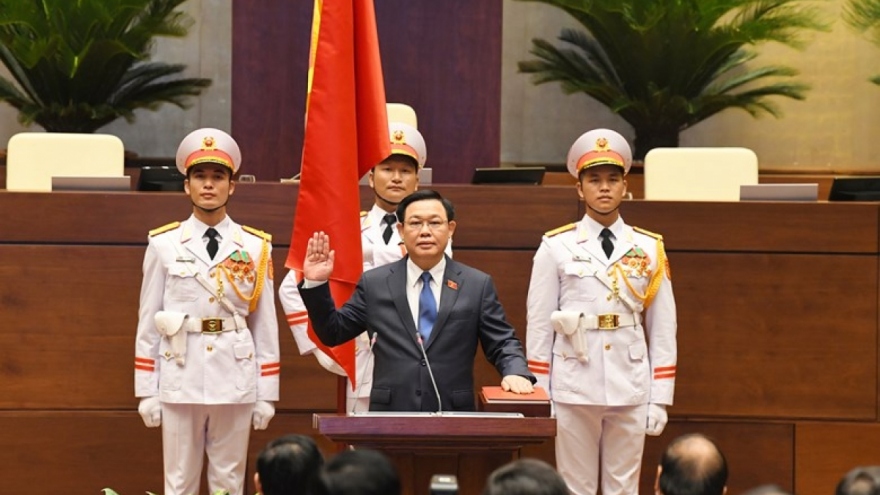 Chủ tịch Quốc hội Campuchia gửi điện chúc mừng Chủ tịch Quốc hội Vương Đình Huệ