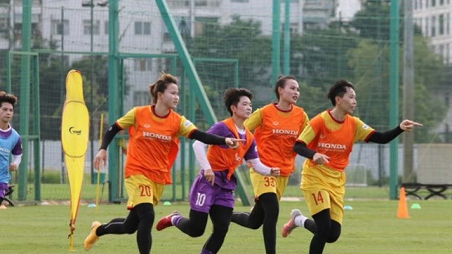 Women's team work hard for World Cup dream