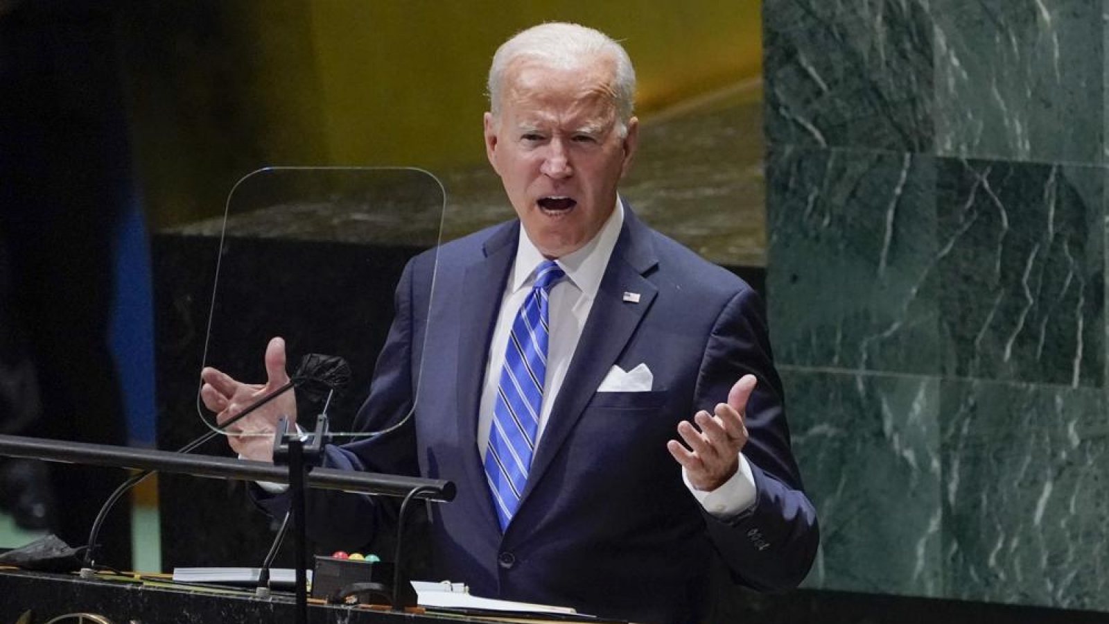 Giữa cơn giận của Pháp, Tổng thống Mỹ Biden ra sức trấn an đồng minh tại Liên Hợp Quốc