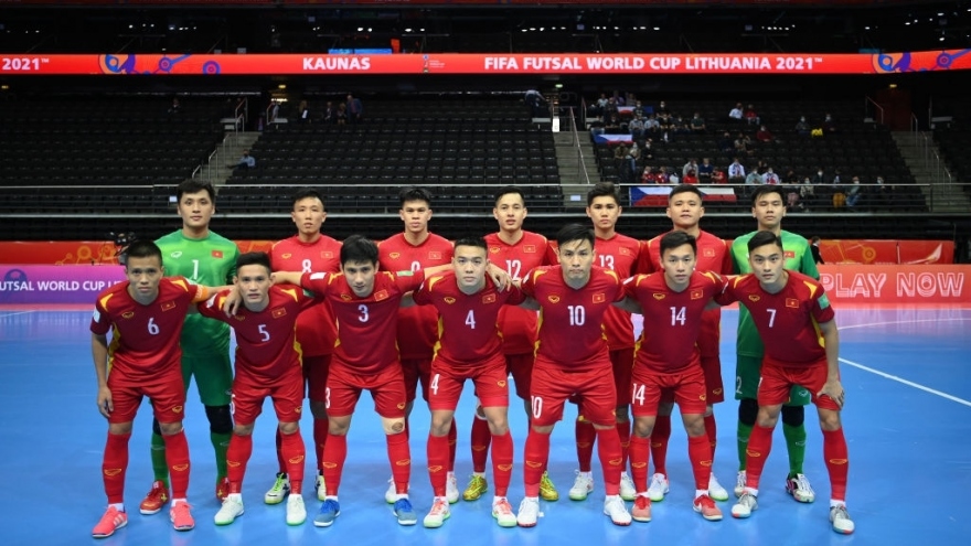 ĐT Việt Nam đối đầu ĐT Nga ở vòng 1/8 Futsal World Cup 2021 