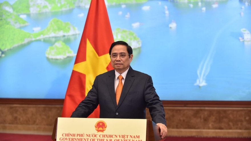 Phát biểu của Thủ tướng tại Hội nghị Thượng đỉnh Thương mại Dịch vụ toàn cầu năm 2021