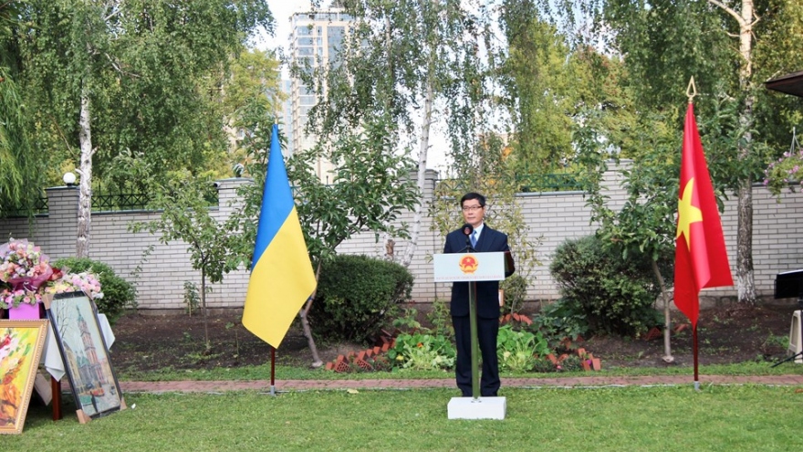 Đại sứ quán Việt Nam tại Ukraine tổ chức kỷ niệm 76 năm Quốc khánh