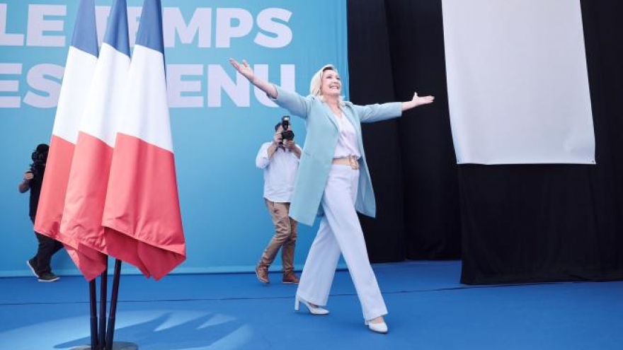 Lãnh đạo cực hữu Marine Le Pen lần thứ 3 tranh cử Tổng thống Pháp