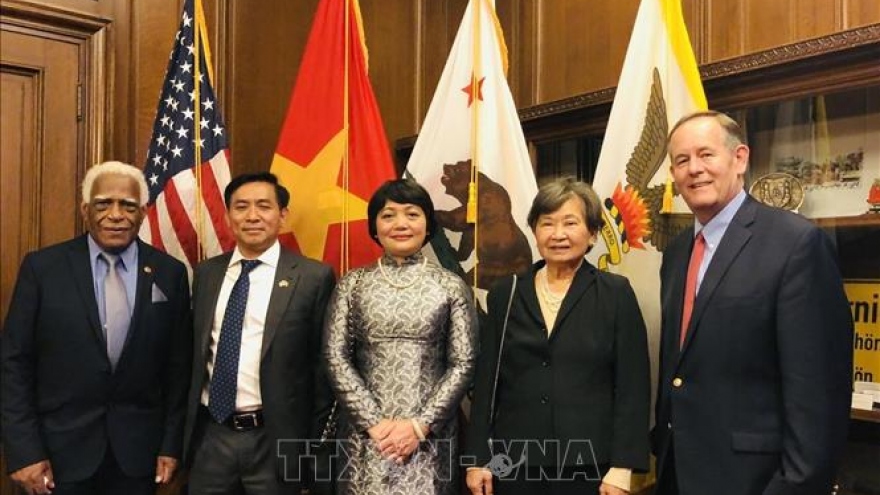 Vietnamese flag hoisted in San Francisco on National Day