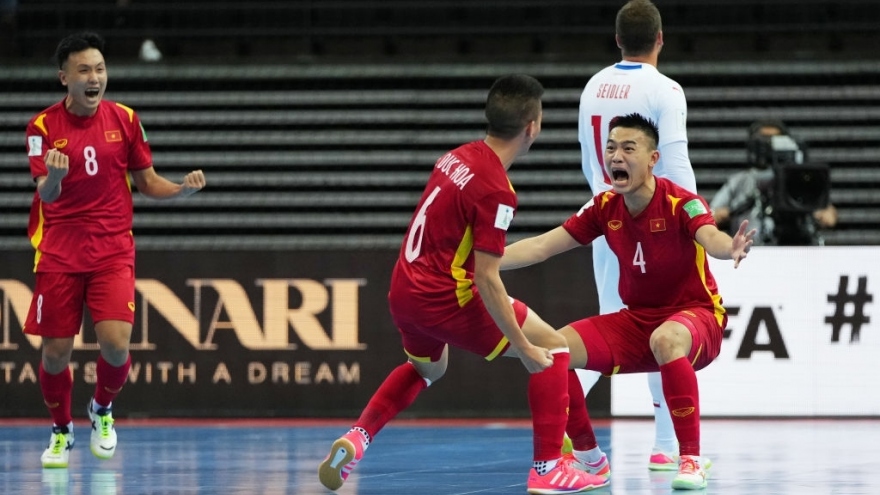 Xuất sắc cầm hòa CH Séc, ĐT Futsal Việt Nam lọt vào vòng 1/8 Futsal World Cup 2021