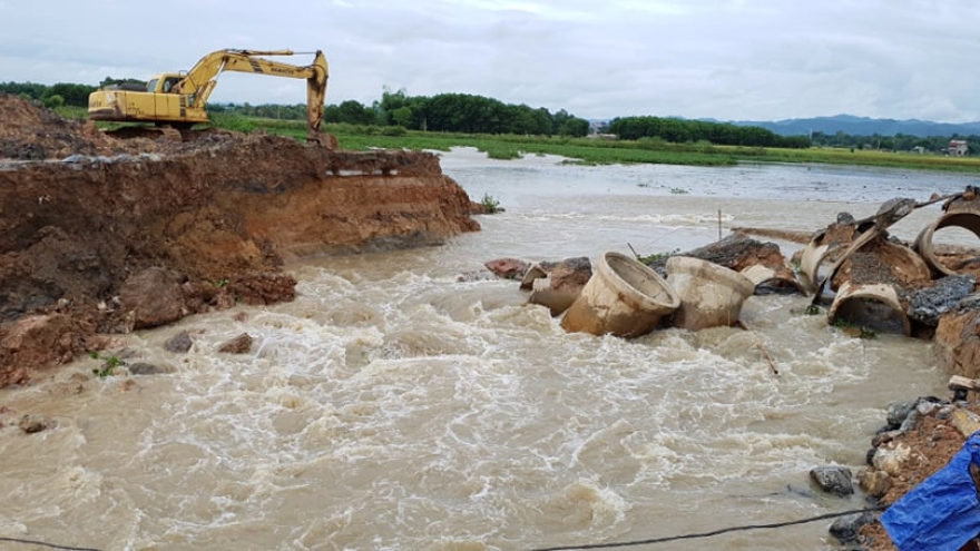 Thanh Hóa: Vỡ "đê" do thi công dự án trăm tỷ