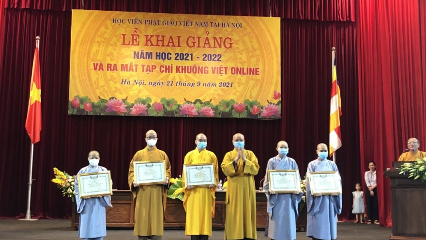 Học viện Phật giáo Việt Nam tại Hà Nội khai giảng năm học 2021 - 2022