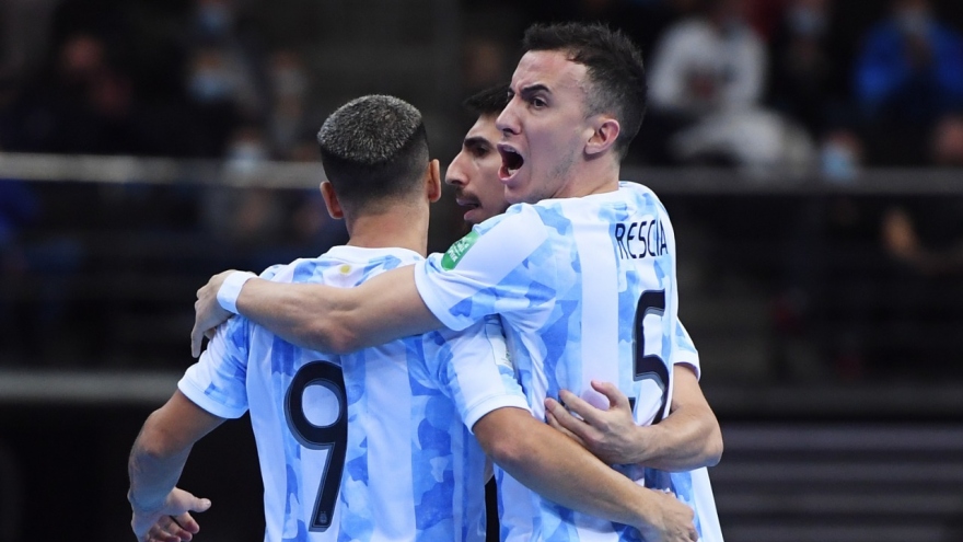 Đánh bại Brazil, Argentina vào chung kết Futsal World Cup 2021 