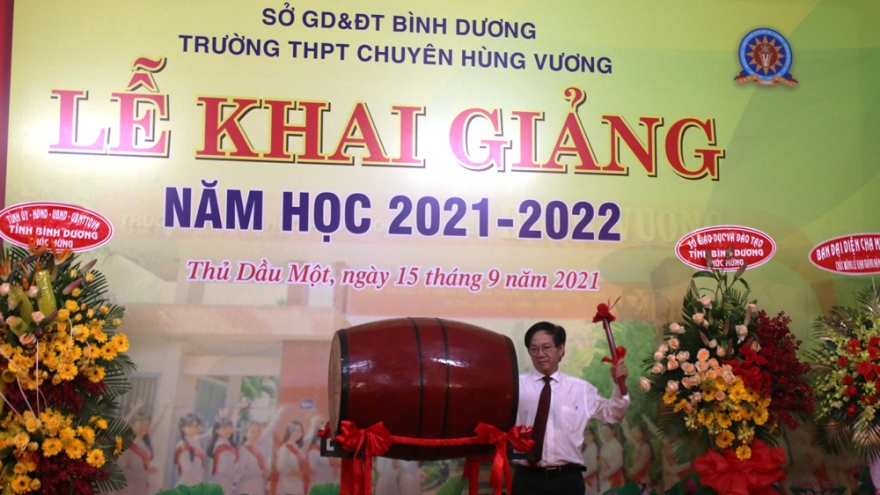 Gần 497.000 học sinh ở Bình Dương dự lễ khai giảng đặc biệt