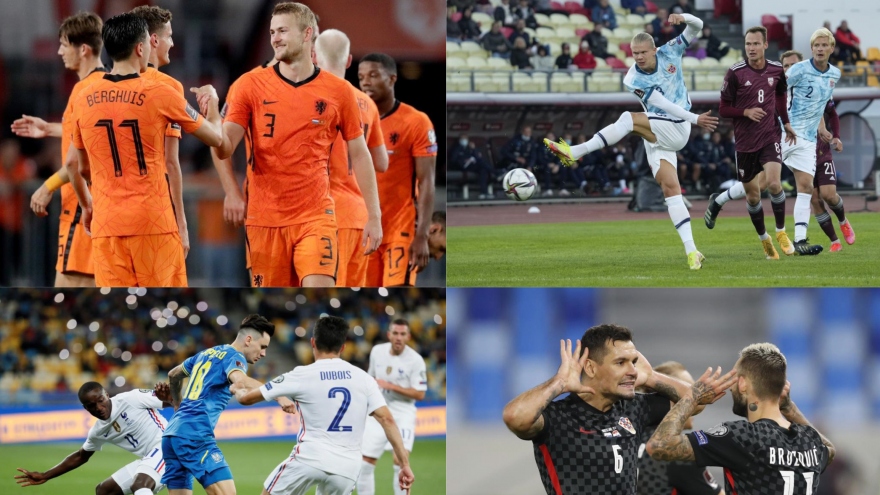 Kết quả vòng loại World Cup 2022 khu vực châu Âu (5/9): Hà Lan giành chiến thắng "bốn sao"