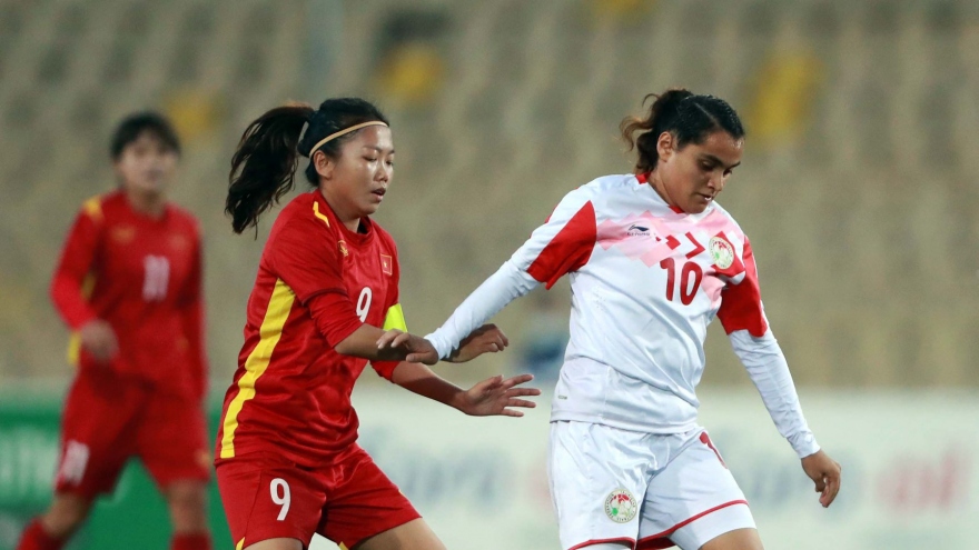 Thắng đậm Tajikistan 7-0, ĐT nữ Việt Nam giành quyền dự VCK Asian Cup nữ 2022