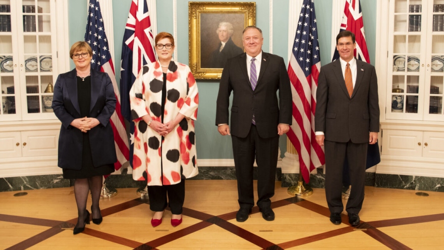 Các Bộ trưởng Australia thăm Mỹ dự Đối thoại Ngoại giao-Quốc phòng 2021