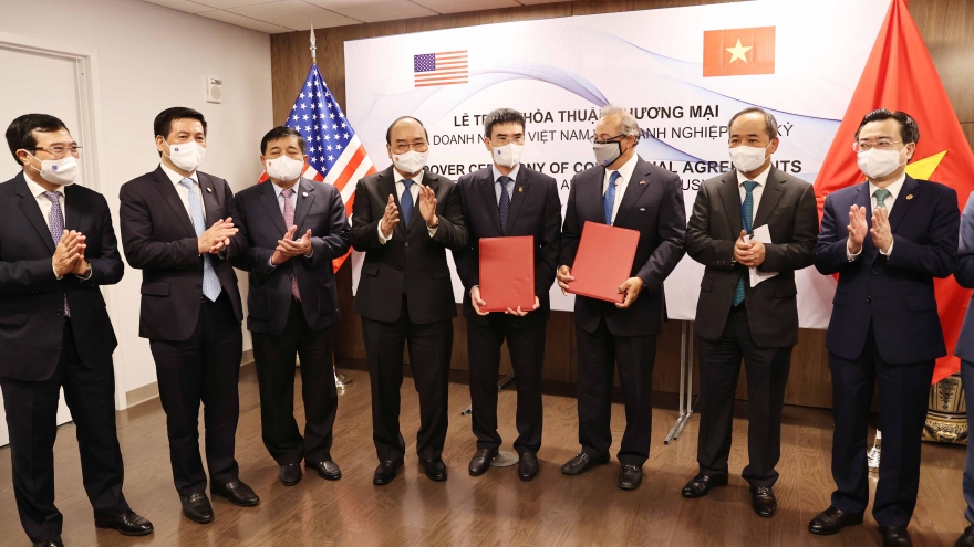 Chủ tịch nước chứng kiến doanh nghiệp Việt Nam và Hoa Kỳ trao thỏa thuận hợp tác