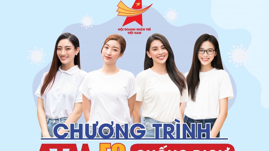 Đỗ Mỹ Linh, Trần Tiểu Vy, Lương Thùy Linh và Đỗ Thị Hà làm đại sứ “ATM F0 chống dịch”