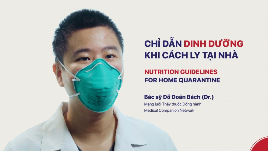 Bộ Y tế hướng dẫn chế độ dinh dưỡng cho F0, F1 tại nhà