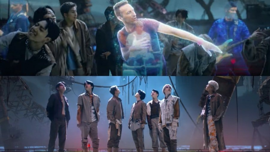 BTS và Coldplay phát hành MV "My universe" đậm chất khoa học viễn tưởng 