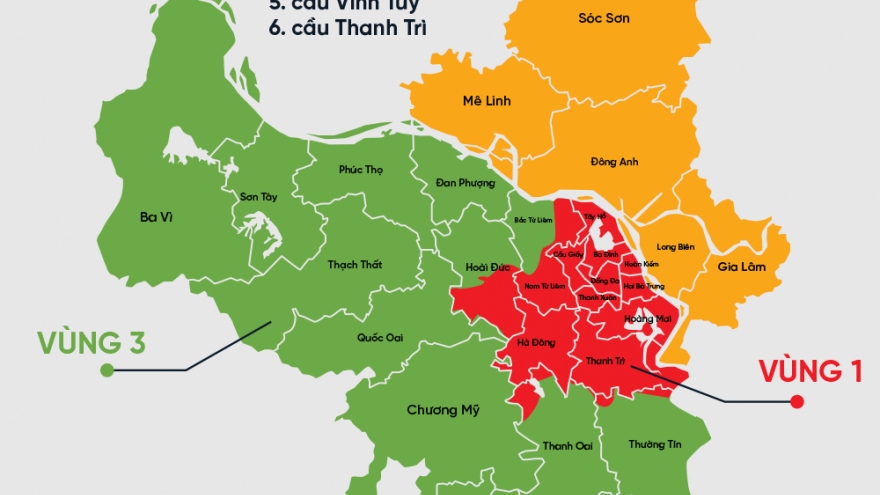 Đi lại giữa "vùng đỏ" - "vùng xanh" ở Hà Nội như thế nào?