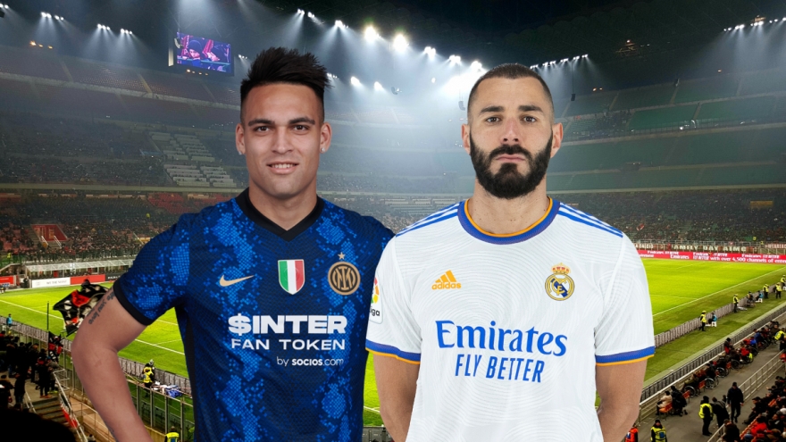 Trực tiếp bóng đá Inter Milan vs Real Madrid: Hiểm địa Giuseppe Meazza