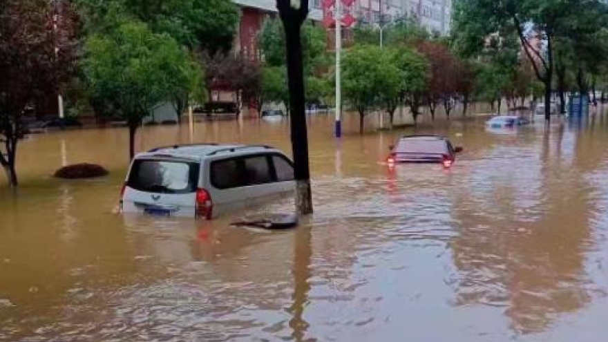 Gần 120 con sông có lũ trên mức báo động tại Trung Quốc