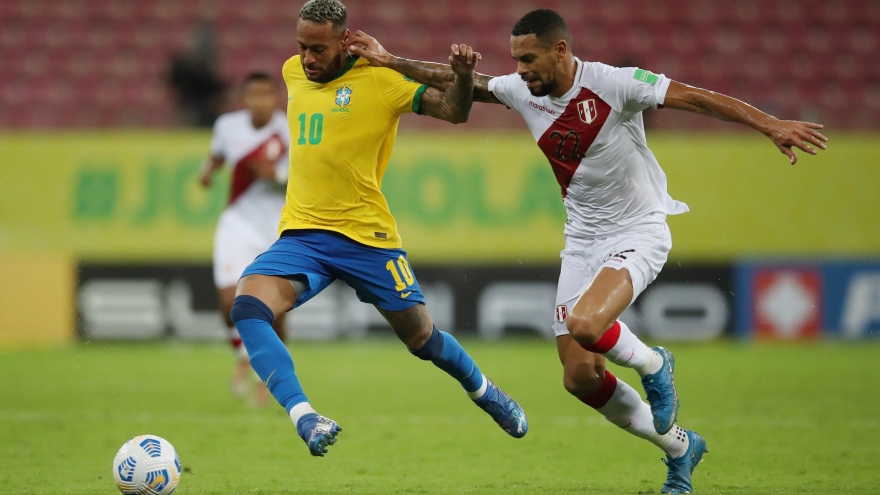 Neymar thăng hoa, Brazil thắng nhẹ Peru tại vòng loại World Cup 2022 