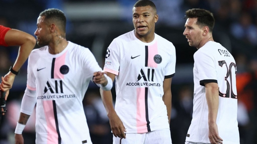 Brugge 1-1 PSG: Lần đầu thất vọng của tam tấu Messi - Neymar - Mbappe