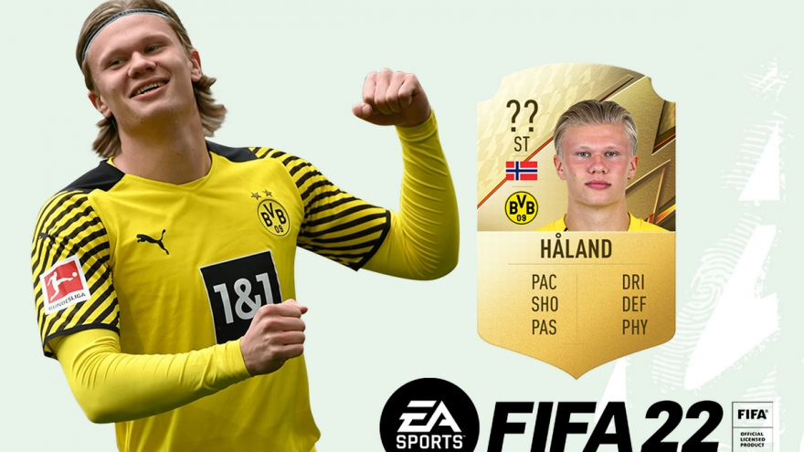 Top 10 cầu thủ trẻ hay nhất trong FIFA 22: Haaland không có đối thủ