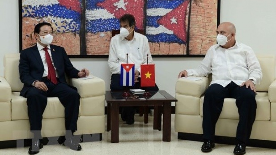 Vietnam, Cuba share experience in party building