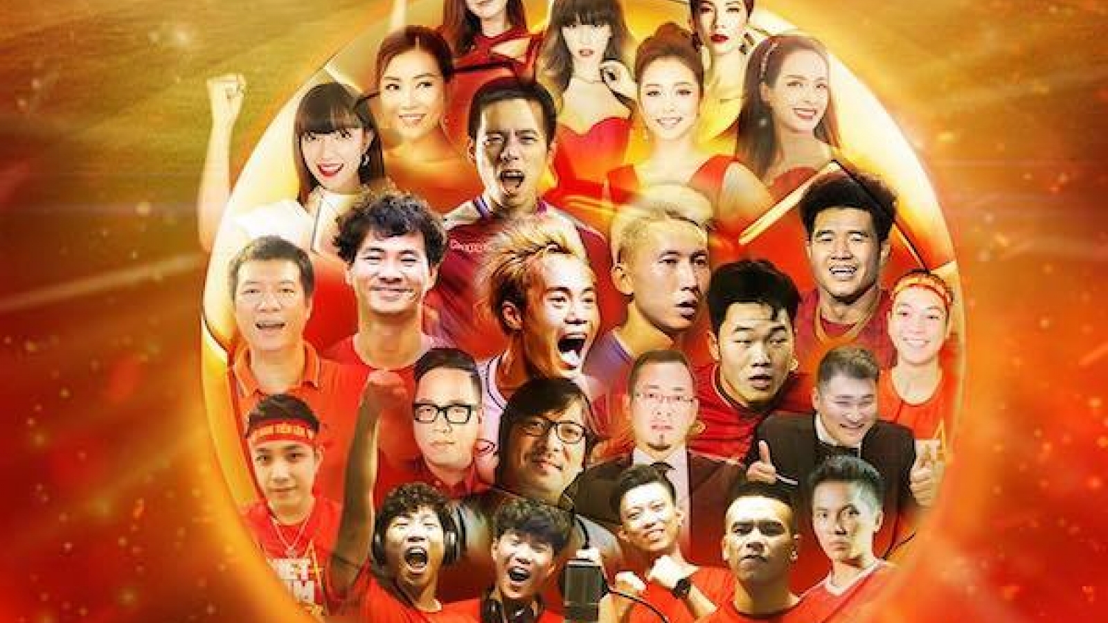 Xuân Bắc cùng nhiều cầu thủ nổi tiếng tham gia MV 'Việt Nam tiến lên'