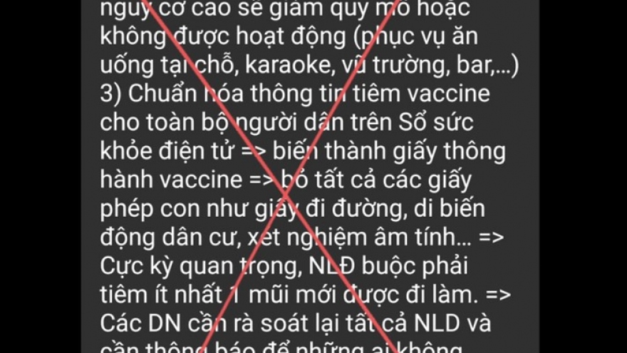 Thông tin lan truyền trên mạng về cuộc họp chiều 9/9 của Hà Nội là giả