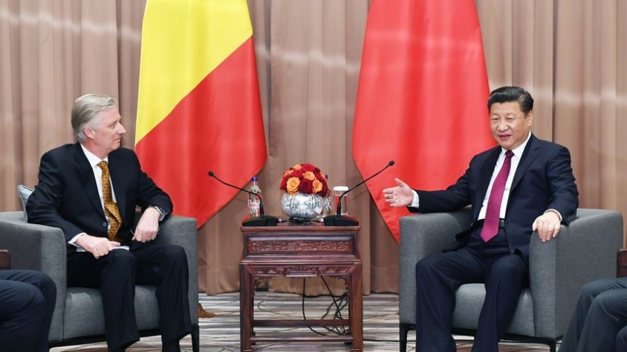 Lãnh đạo Trung Quốc và Bỉ gửi điện chúc mừng kỷ niệm 50 năm thiết lập quan hệ ngoại giao
