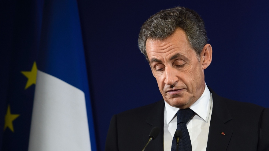 Cựu Tổng thống Pháp Nicolas Sarkozy lại bị kết án 1 năm tù