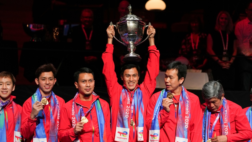 Trung Quốc thua Indonesia ở chung kết giải cầu lông Thomas Cup