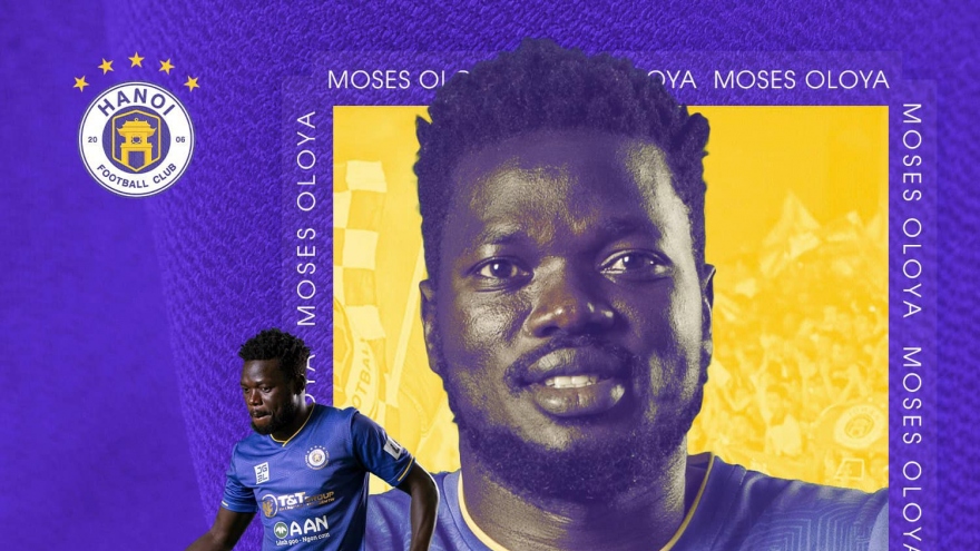 Hà Nội FC chia tay “máy quét” Moses Oloya