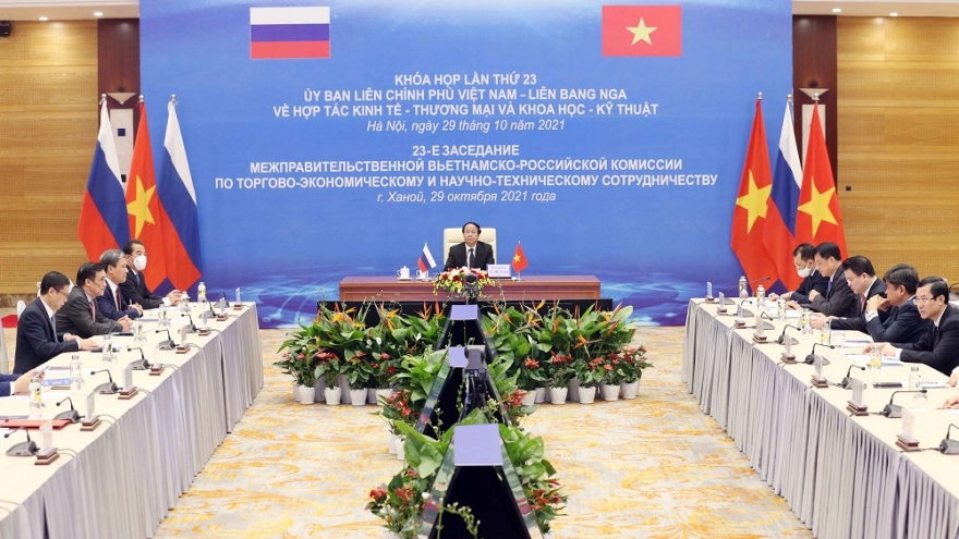 PTT Lê Văn Thành đồng chủ trì khoá họp lần thứ 23 Ủy ban liên Chính phủ Việt Nam -Nga