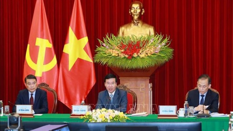 Vietnamese, Lao Party officials hold online talks