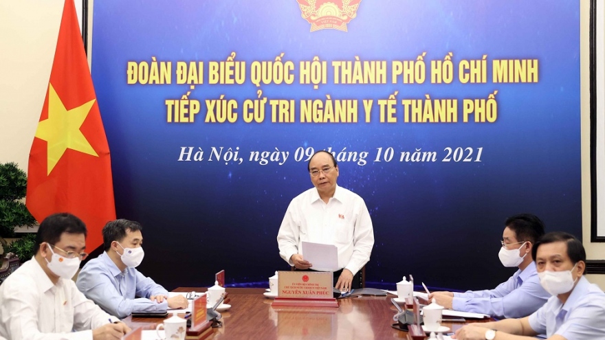 Chủ tịch nước đề nghị TPHCM tương trợ các địa phương trong vùng phòng, chống COVID-19