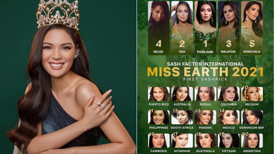 Van Anh named among Top 20 beauties ahead of Miss Earth 2021