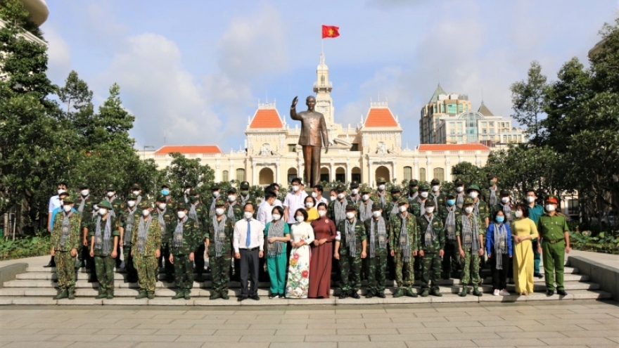 TP.HCM tri ân và chia tay lực lượng quân sự, quân y tham gia chống dịch COVID-19