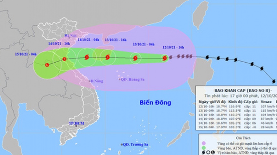 Thủ tướng yêu cầu triển khai kịp thời, quyết liệt các biện pháp ứng phó với bão số 8