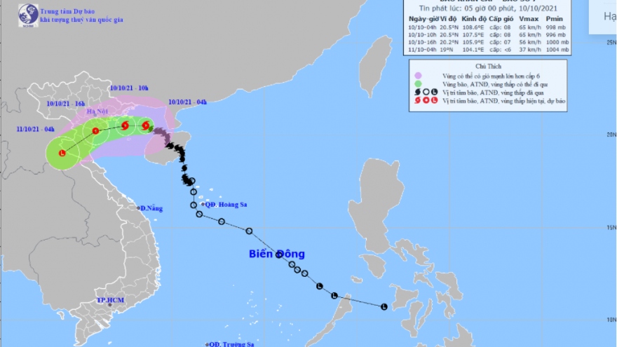 Bão số 7 cách Bạch Long Vĩ 100km gió giật cấp 10, Biển Đông sắp đón thêm bão Kompasu
