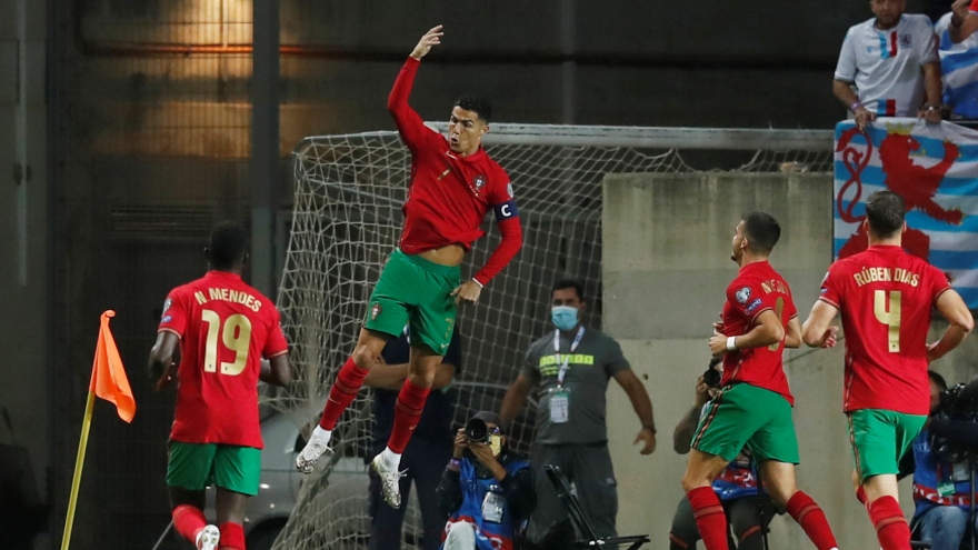 Cristiano Ronaldo lập hat-trick, Bồ Đào Nha đại thắng Luxembourg