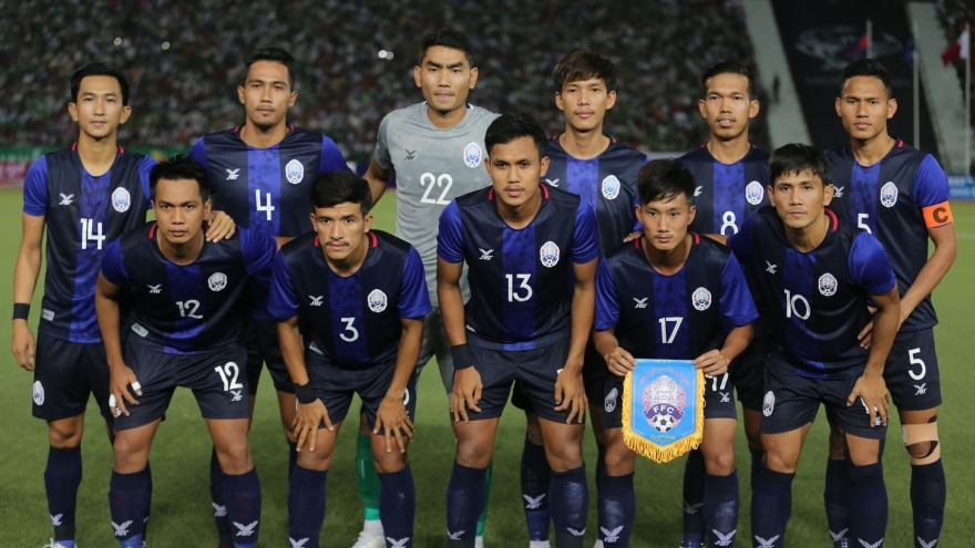 6 cầu thủ Campuchia mắc Covid-19 khi tham dự vòng loại Asian Cup 2023