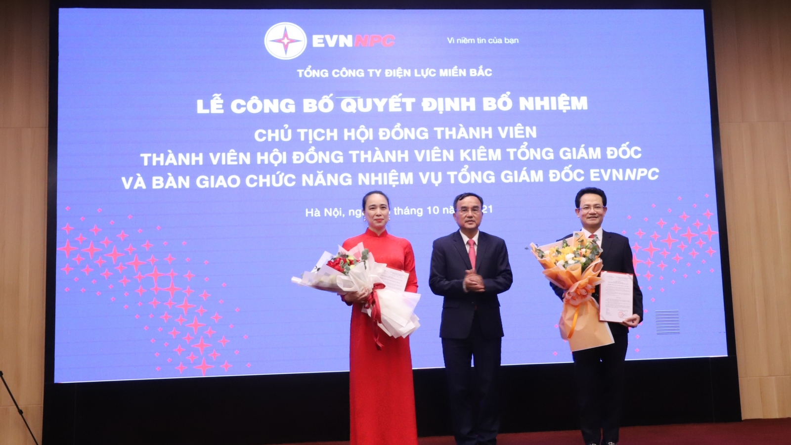 Tổng công ty Điện lực miền Bắc bổ nhiệm Chủ tịch HĐTV và Tổng Giám đốc