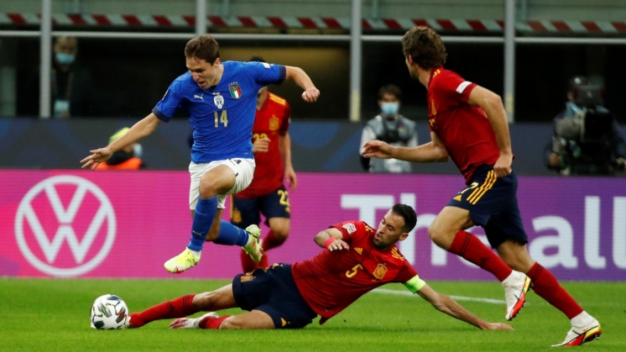 Italia đứt mạch trận bất bại lịch sử sau khi thua Tây Ban Nha