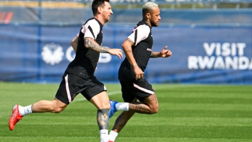 Neymar và Messi lại vắng mặt trong đội hình PSG