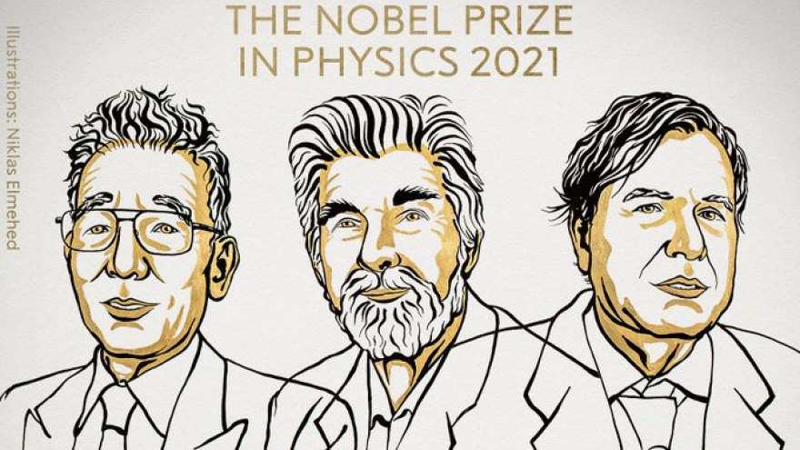 Nobel Vật lý 2021 thuộc về 3 nhà khoa học của Mỹ, Đức và Italy