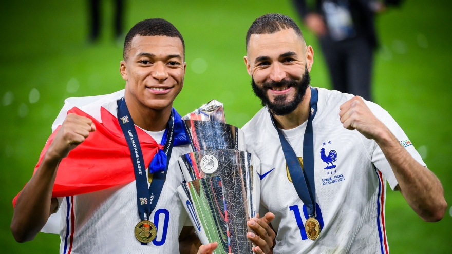 Cận cảnh: ĐT Pháp ăn mừng chức vô địch UEFA Nations League 2021