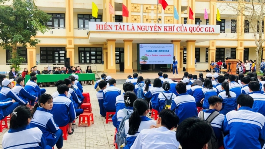Học sinh ở TP Đông Hà (Quảng Trị) được đến trường học trực tiếp