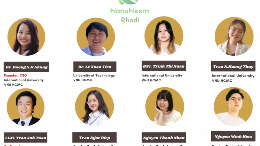 Dự án Nanoneem của sinh viên Việt Nam đoạt giải nhất cuộc thi ở Canada