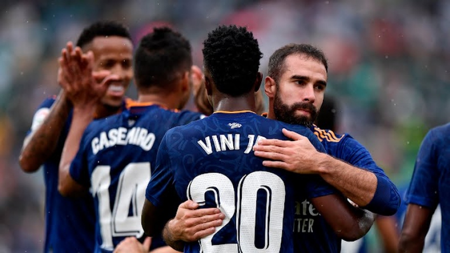Kết quả bóng đá La Liga: Vinicius giúp Real Madrid dẫn đầu cuộc đua vô địch